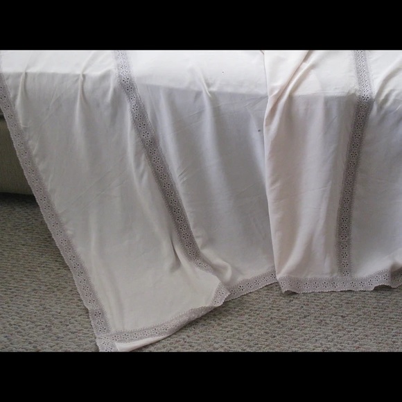 Vintage Bedding Vintage Silk Lace Bed Coverlet Romantic Dreaming